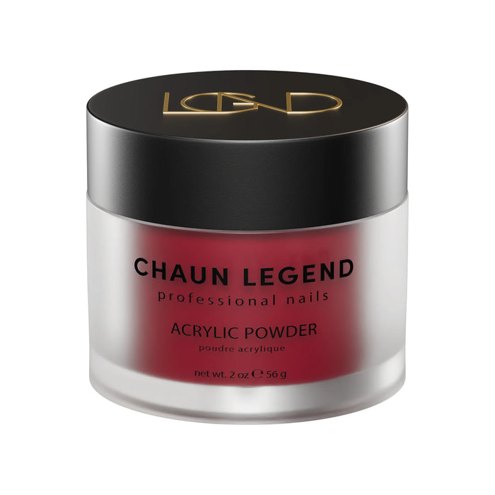Chaun Legend Acrylic Powder - 158 Raspberry Glaze 2 Oz
