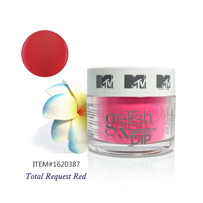 Gelish Xpress Dip - 387 Total Request Red 1.5 oz