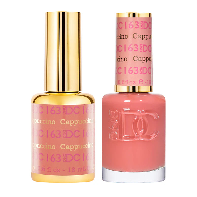 DND DC Duo #163 Capuchino – Gel + Laca a juego 0.5 fl oz