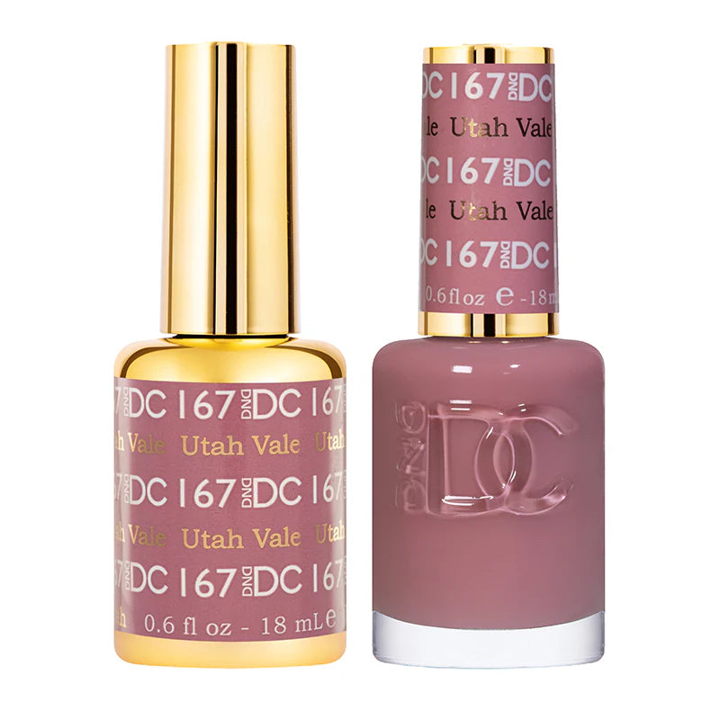 DND DC Duo #167 Utah Vale – Gel + Laca a juego 0.5 fl oz
