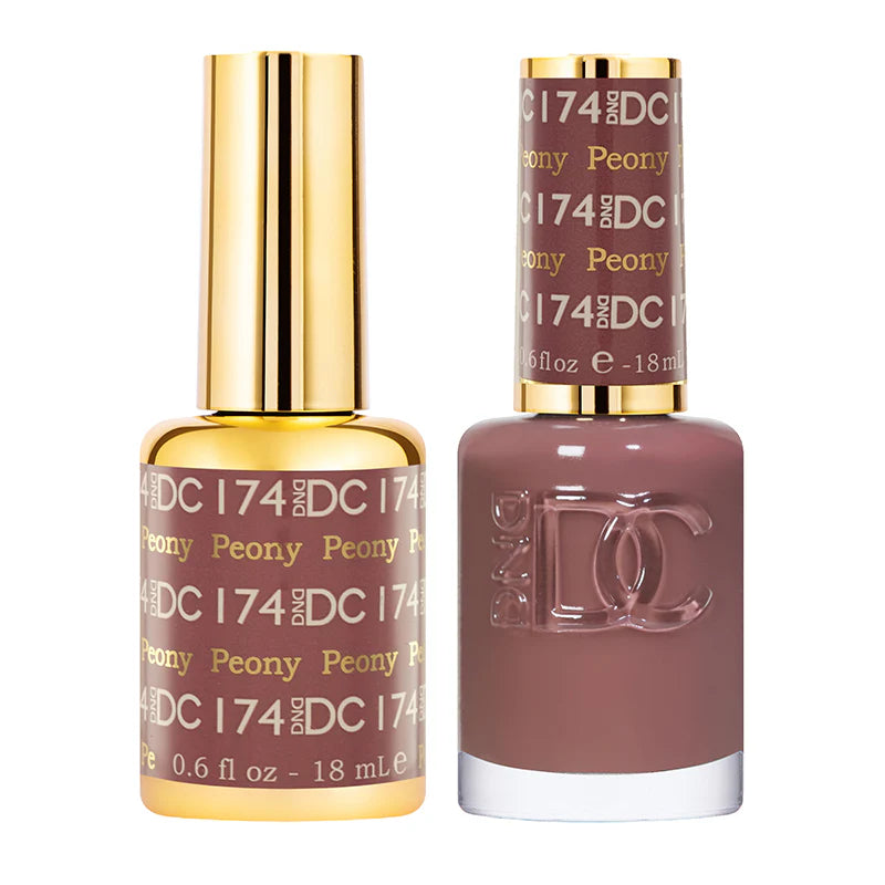 DND DC Duo #174 Peony – Gel + Laca a juego 0.5 fl oz