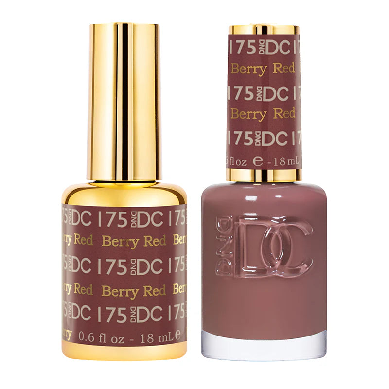 DND DC Duo #175 Rojo Baya – Gel + Laca a juego 15 ml