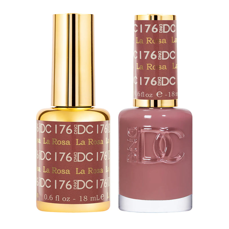 DND DC Duo #176 La Rosa – Gel + Matching Lacquer 0.5 fl oz
