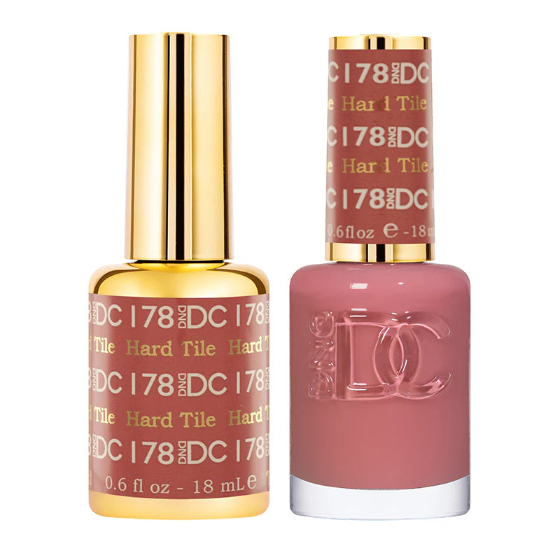 DND DC Duo #178 Azulejo duro – Gel + Laca a juego 0.5 fl oz