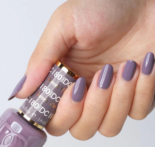 DND DC Duo #180 Sweet Violet – Gel + Matching Lacquer 0.5 fl oz
