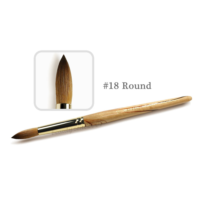Medicool - Kolinsky Sable Acrylic Brush - #18 Round