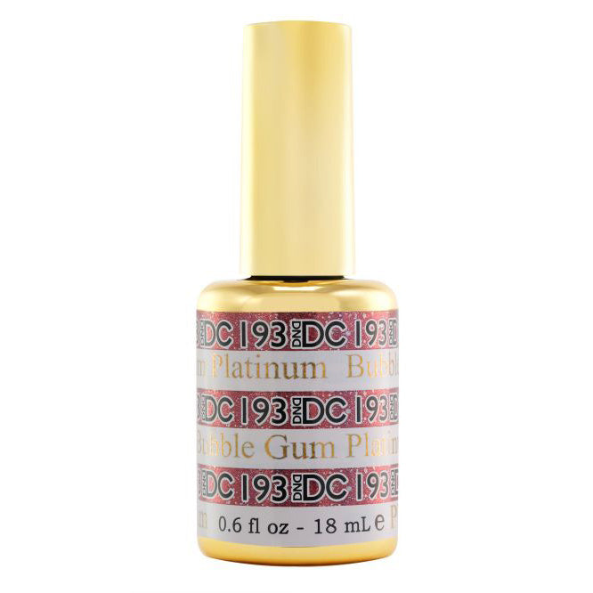 DND DC Platinum Bubble Gum 0.6 oz #193 – 0.6 fl oz UV/LED Soak Off