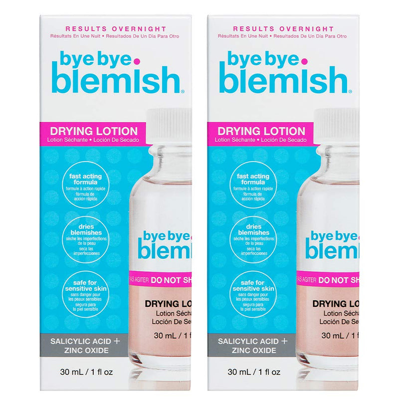 Bye Bye - Blemish Acne Drying Lotion 1 oz (2 Pack)