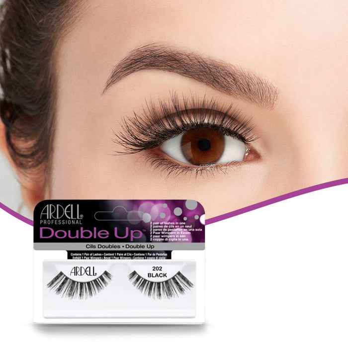 Ardell - Strip Lashes - Double Up #202 (4 Pack)