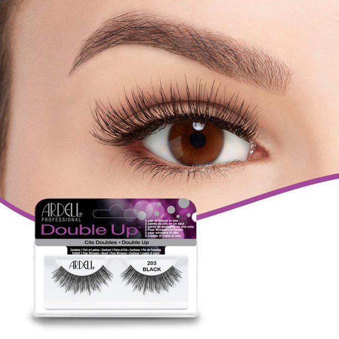 Ardell - Strip Lashes - Double Up #203 (4 Pack)