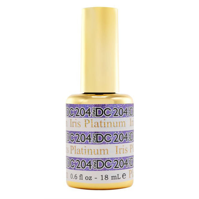 DND DC Platinum Iris 0.6 oz #204 – 0.6 fl oz UV/LED Soak Off
