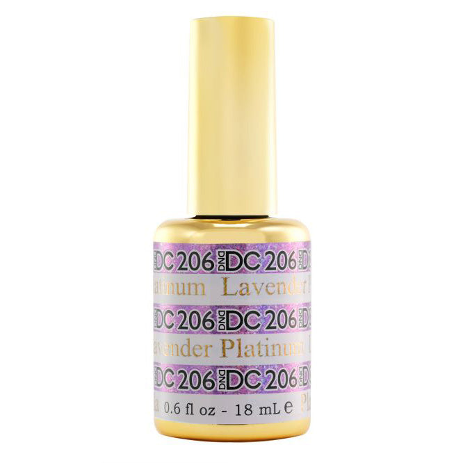 DND DC Platinum Lavender 0.6 oz #206 – 0.6 fl oz UV/LED Soak Off