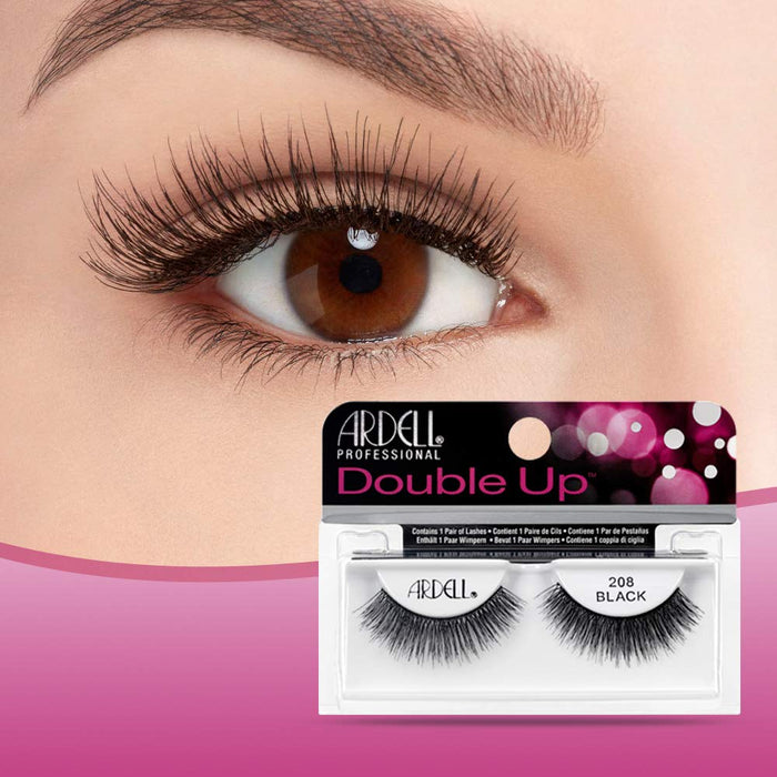 Ardell - Strip Lashes - Double Up #208 (4 Pack)