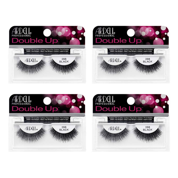 Ardell - Strip Lashes - Double Up #208 (4 Pack)