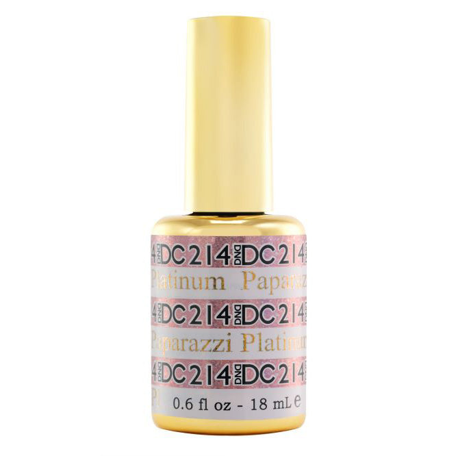DND DC Platinum Paparazzi 0.6 oz #214 – 0.6 fl oz UV/LED Soak Off