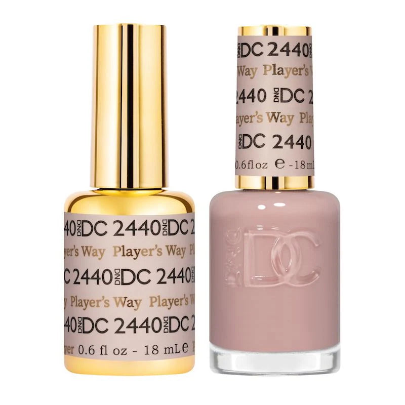 DND DC Duo #2440 Player's Way – Gel + Laca a juego 0.5 fl oz