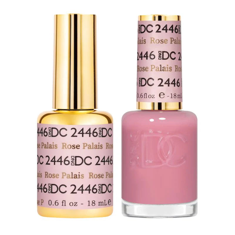 DND DC Duo #2446 Rose Palais – Gel + Laca a juego 15 ml