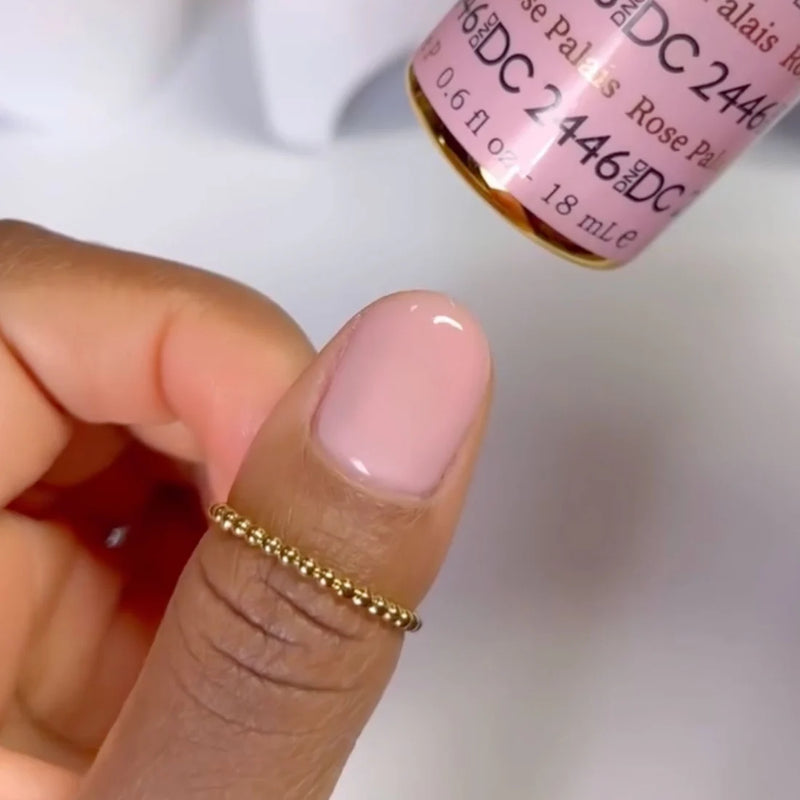 DND DC Duo #2446 Rose Palais – Gel + Laca a juego 15 ml