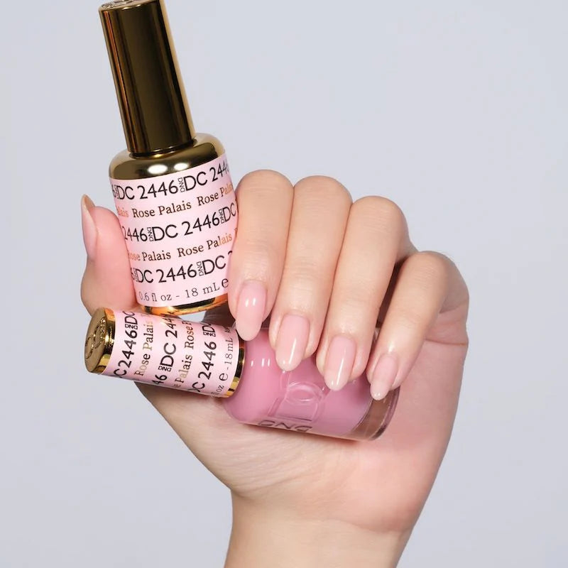 DND DC Duo #2446 Rose Palais – Gel + Laca a juego 15 ml