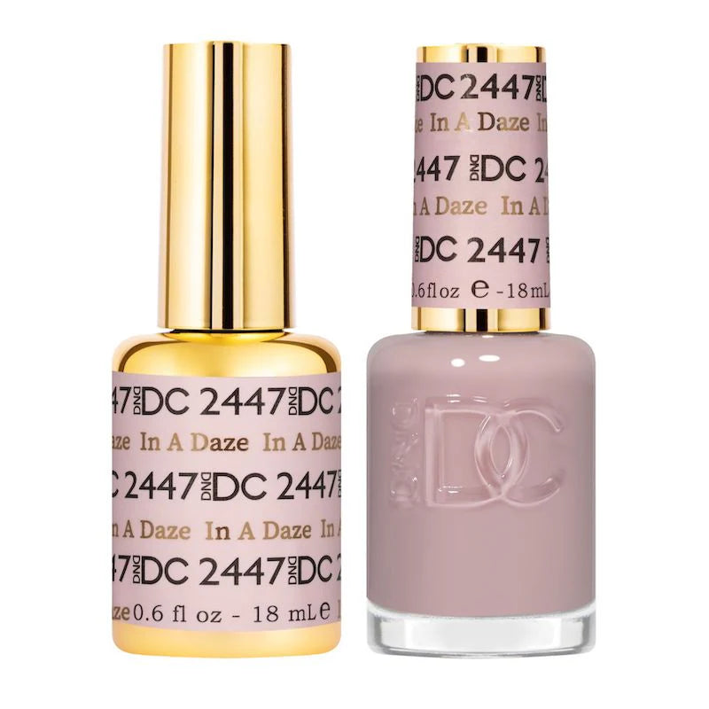 DND DC Duo #2447 In A Daze – Gel + Laca a juego 0.5 fl oz