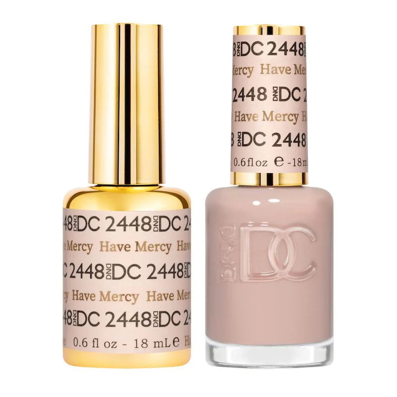 DND DC Duo #2448 Ten piedad – Gel + Laca a juego 0.5 fl oz