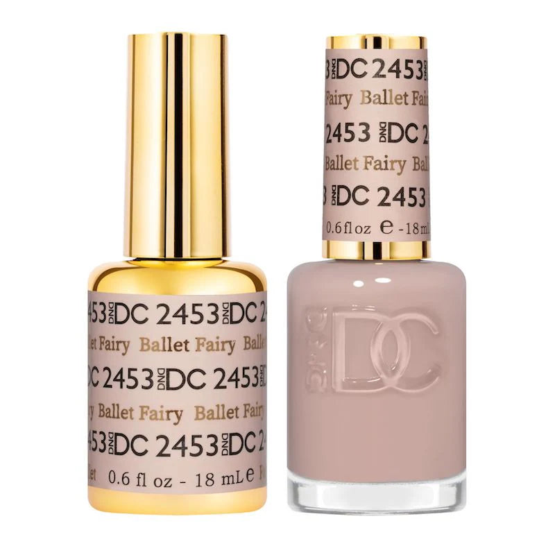 DND DC Duo #2453 Ballet Fairy – Gel + Laca a juego 0.5 fl oz
