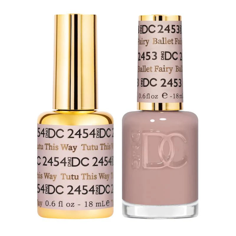 DND DC Duo #2454 Tutu This Way – Gel + Laca a juego 0.5 fl oz