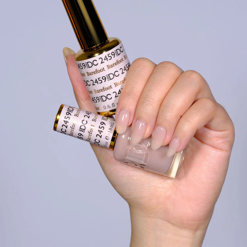 DND DC Duo #2459 Barefoot – Gel + Laca a juego 0.5 fl oz