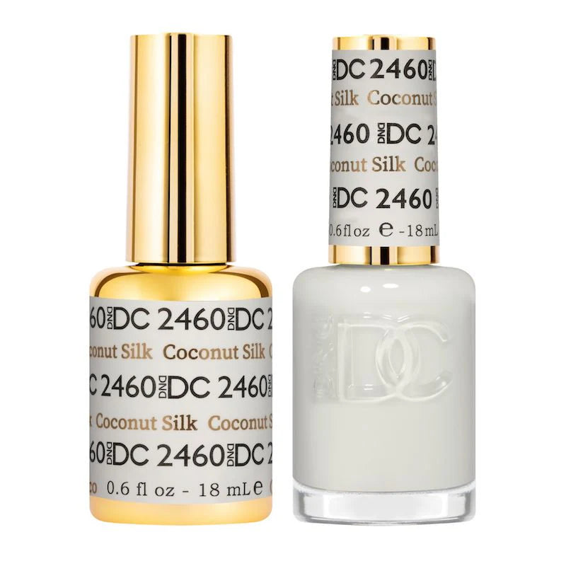 DND DC Duo #2460 Seda de Coco – Gel + Laca a juego 0.5 fl oz