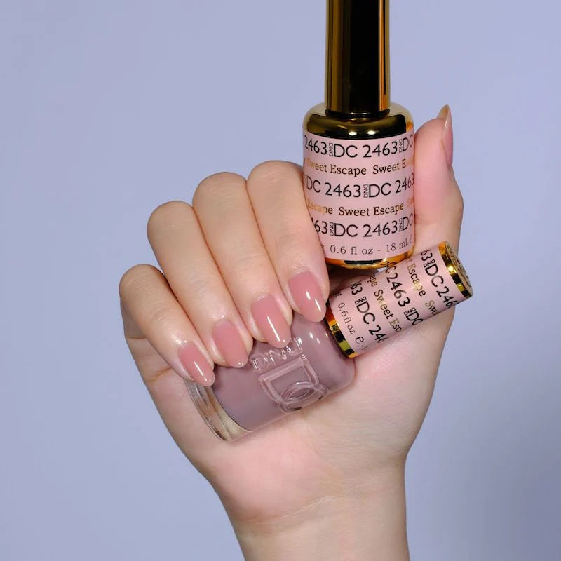 DND DC Duo #2463 Sweet Escape – Gel + Laca a juego 0.5 fl oz