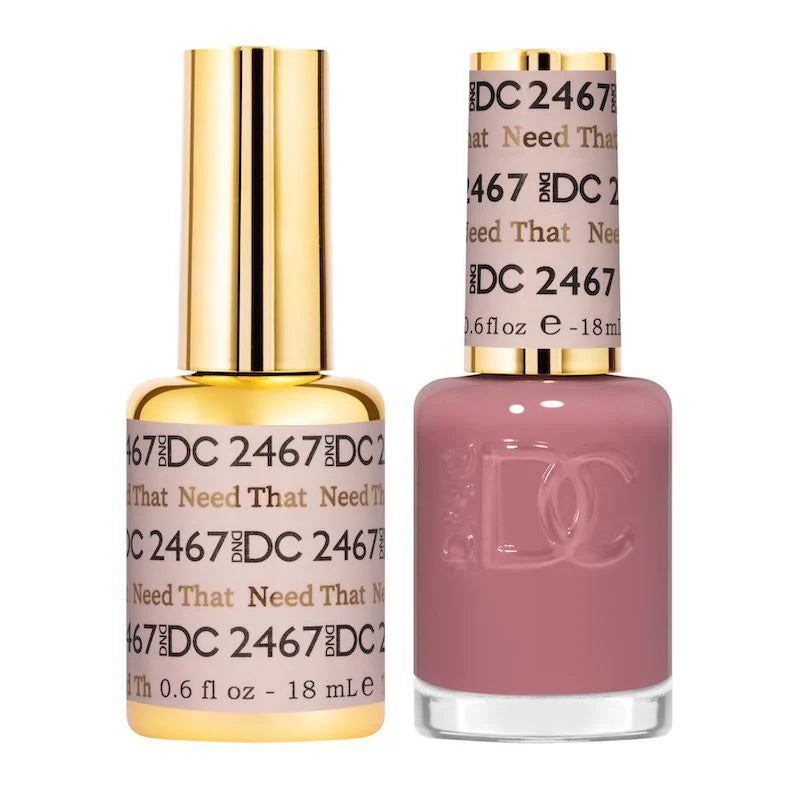 DND DC Duo #2467 Need That – Gel + Laca a juego 0.5 fl oz