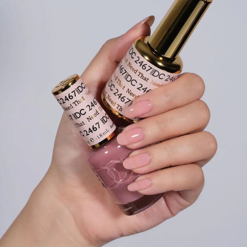 DND DC Duo #2467 Need That – Gel + Laca a juego 0.5 fl oz