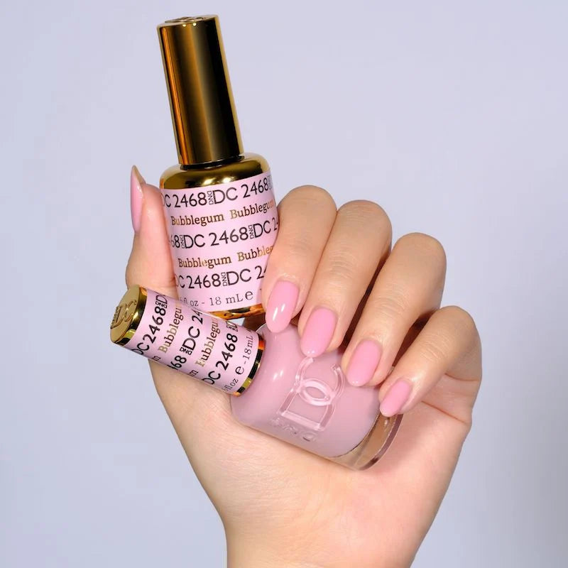 DND DC Duo #2468 Chicle – Gel + Laca a juego 0.5 fl oz