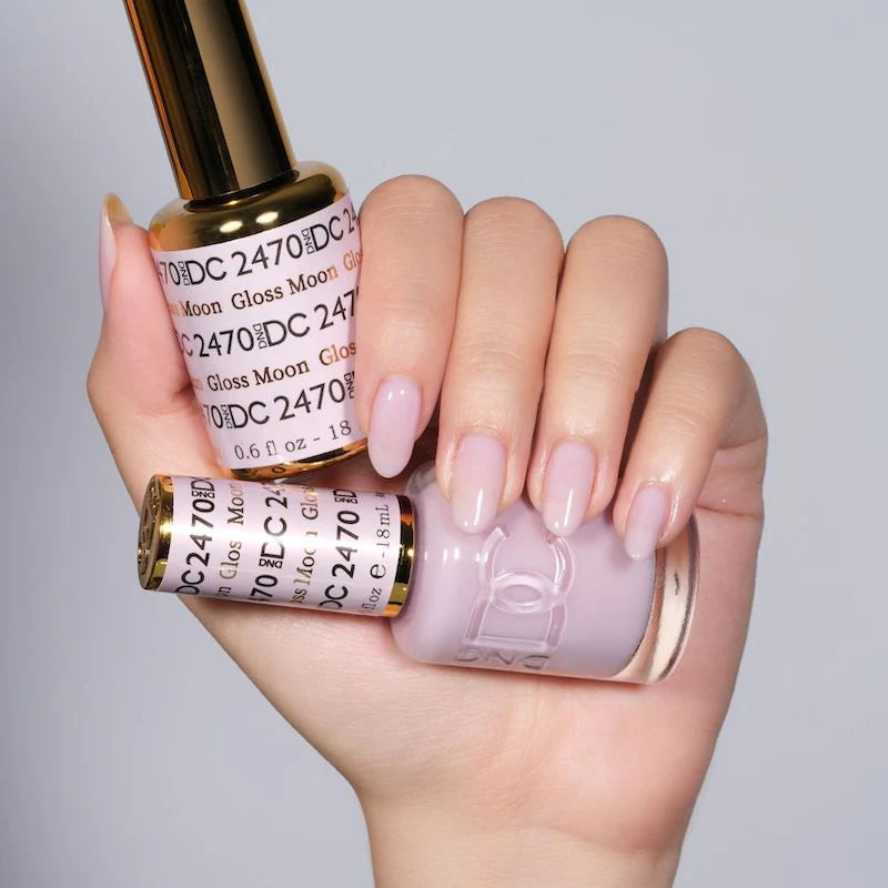 DND DC Duo #2470 Gloss Moon – Gel + Laca a juego 0.5 fl oz