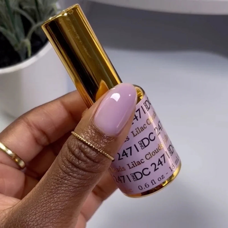 DND DC Duo #2471 Nubes Lilas – Gel + Laca a juego 15 ml