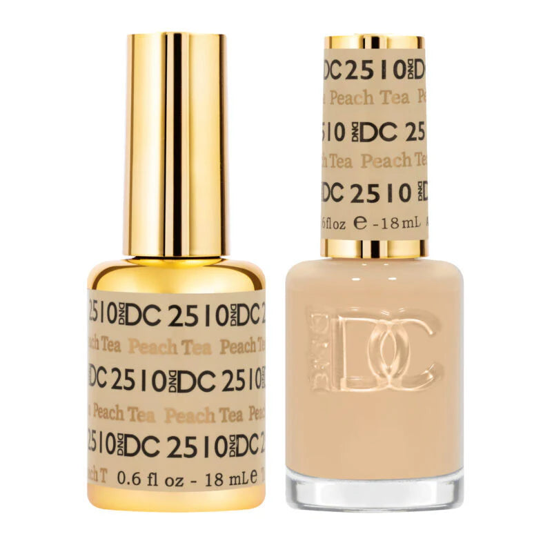 DND DC Duo #2510 Té de Melocotón – Gel + Laca a juego 15 ml