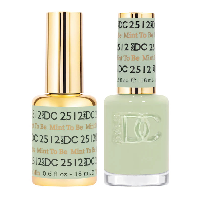 DND DC Duo #2512 Mint To Be – Gel + Laca a juego 0.5 fl oz