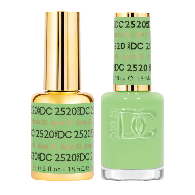 DND DC Duo #2520 Área – Gel + Laca a juego 0.5 fl oz