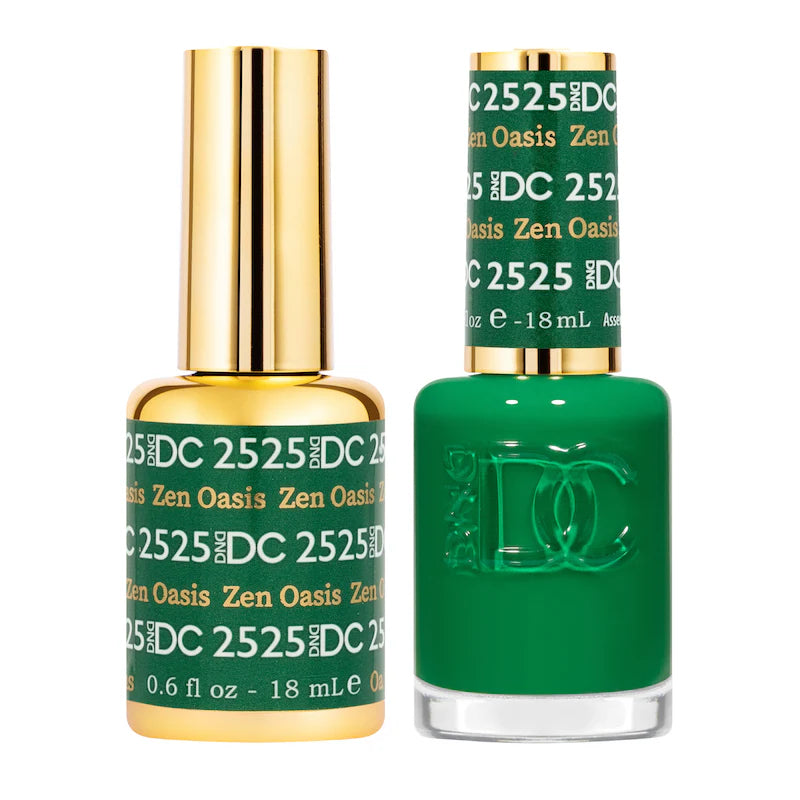 DND DC Duo #2525 Zen Oasis – Gel + Laca a juego 0.5 fl oz
