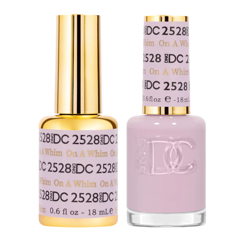 DND DC Duo #2528 On A Whim – Gel + Laca a juego 0.5 fl oz