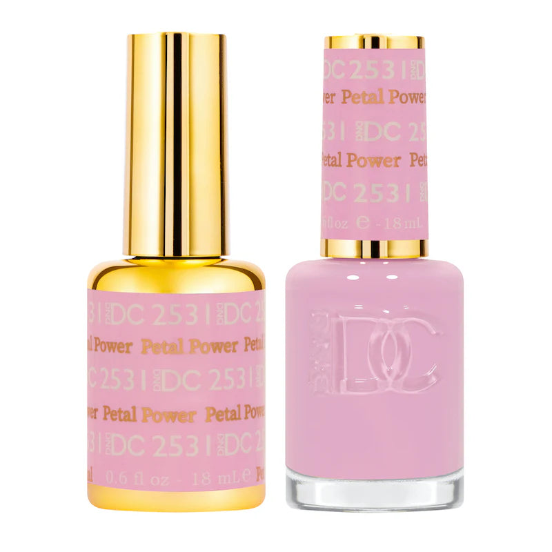DND DC Duo #2531 Petal Power – Gel + Laca a juego 0.5 fl oz