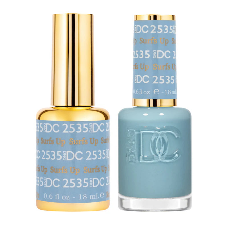 DND DC Duo #2535 Surfs Up – Gel + Laca a juego 0.5 fl oz