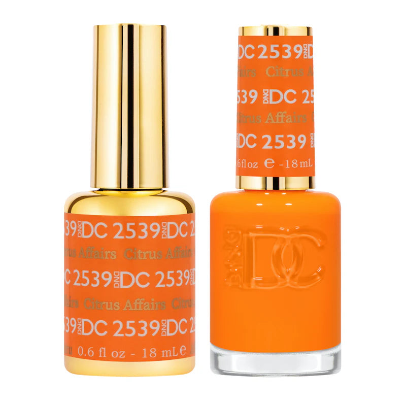 DND DC Duo #2539 Citrus Affairs – Gel + Laca a juego 0.5 fl oz