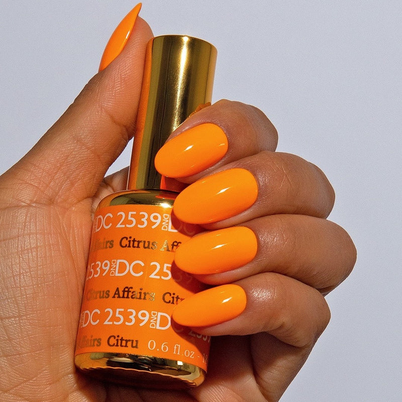 DND DC Duo #2539 Citrus Affairs – Gel + Laca a juego 0.5 fl oz