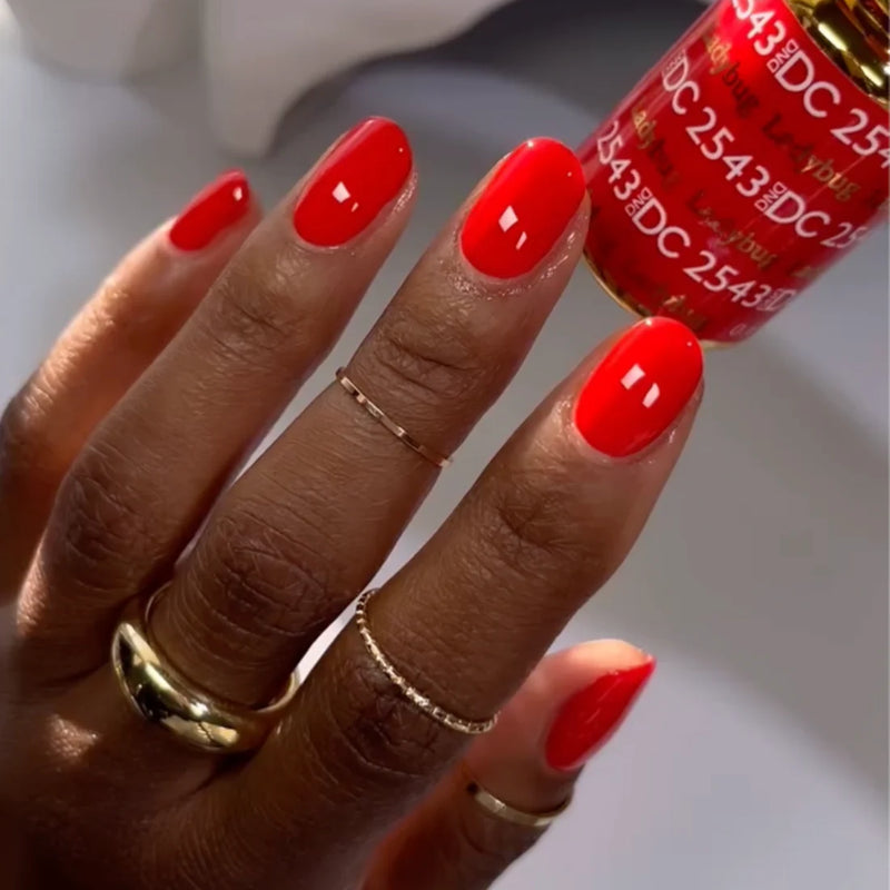 DND DC Duo #2543 Mariquita – Gel + Laca a juego 0.5 fl oz
