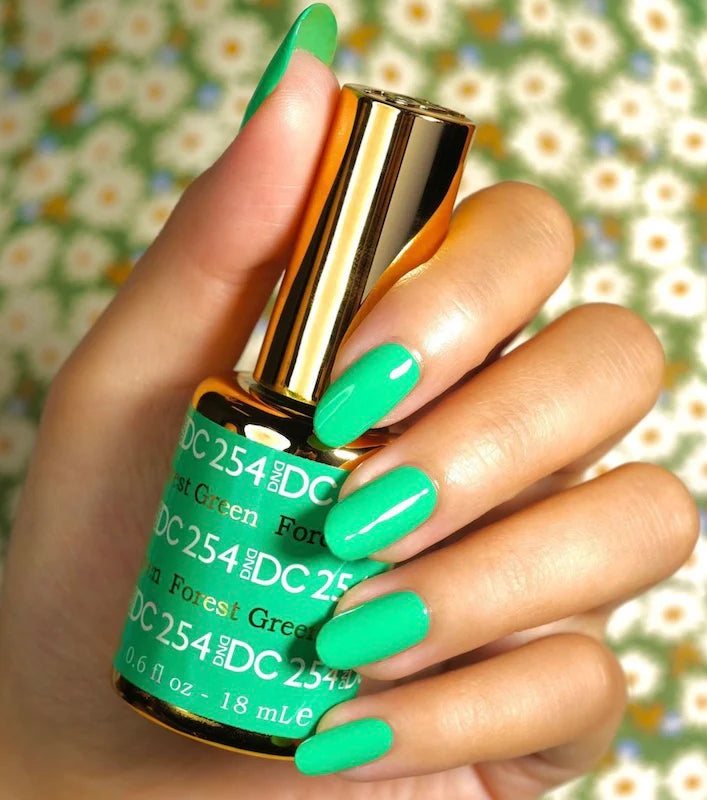 DND DC Duo #254 Verde Bosque – Gel + Laca a juego 15 ml
