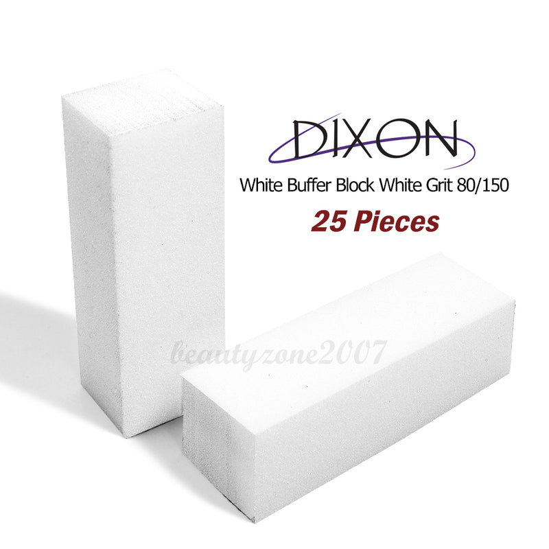 Pulidora Dixon - Blanca Premium, grano 80/150 (paquete de 25)