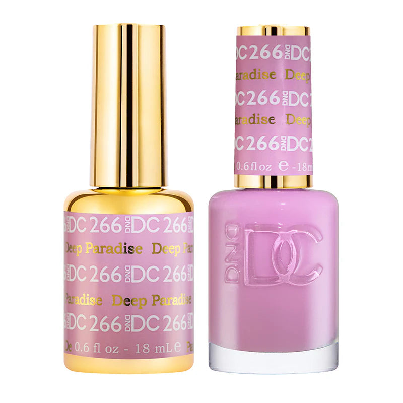 DND DC Duo #266 Deep Paradise – Gel + Laca a juego 0.5 fl oz