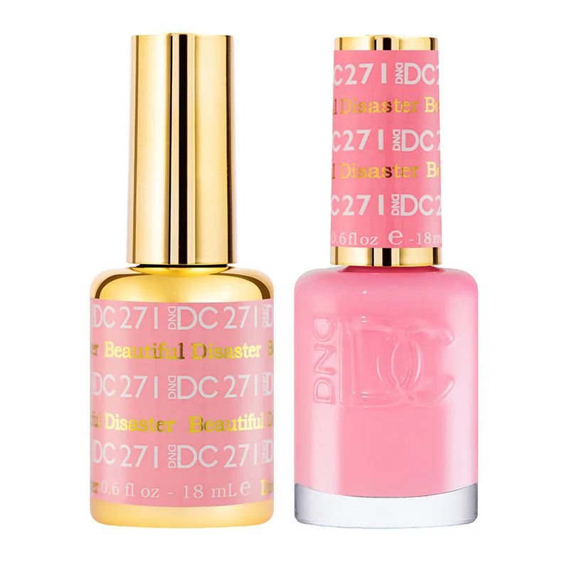 DND DC Duo #271 Beautiful Disaster – Gel + Laca a juego 0.5 fl oz