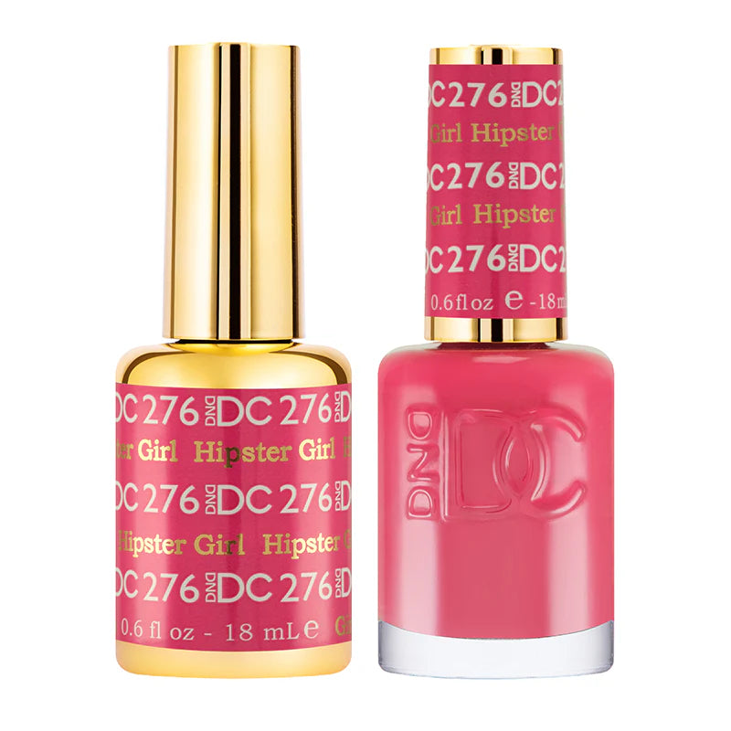 DND DC Duo #276 Chica Hipster – Gel + Laca a juego 0.5 fl oz